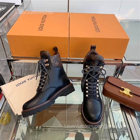 louis vuitton replica ankle boots|Louis Vuitton buckle boots.